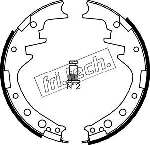 Fri.Tech. 1115.249 - Jeu de mâchoires de frein cwaw.fr