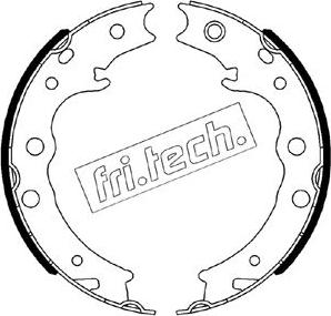 Fri.Tech. 1110.344 - Jeu de mâchoires de frein, frein de stationnement cwaw.fr