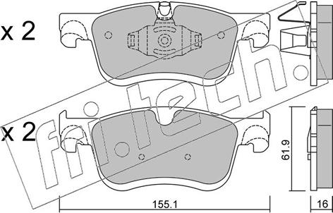 Fri.Tech. 1349.0 - Kit de plaquettes de frein, frein à disque cwaw.fr