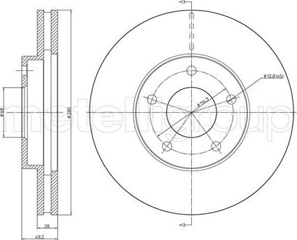 Fri.Tech. BD0915 - Disque de frein cwaw.fr