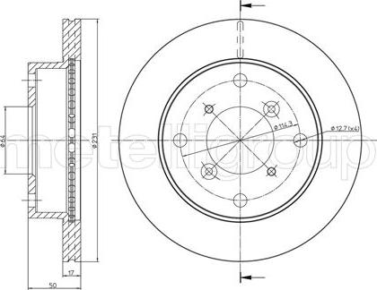 Fri.Tech. BD0926 - Disque de frein cwaw.fr