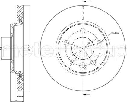 Fri.Tech. BD0977 - Disque de frein cwaw.fr