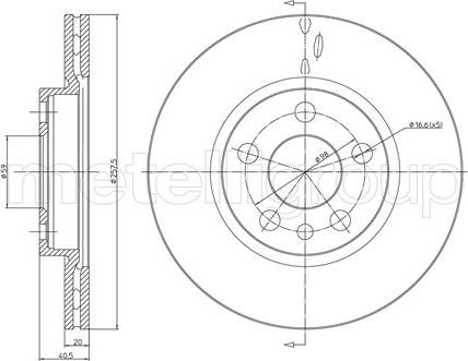 Fri.Tech. BD0499 - Disque de frein cwaw.fr