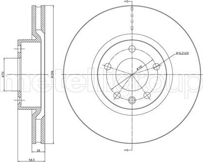 Fri.Tech. BD0494 - Disque de frein cwaw.fr