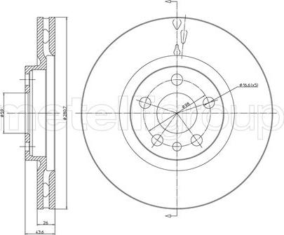 Fri.Tech. BD0490 - Disque de frein cwaw.fr