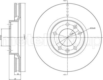 Fri.Tech. BD0491 - Disque de frein cwaw.fr