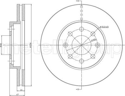 Fri.Tech. BD0459 - Disque de frein cwaw.fr