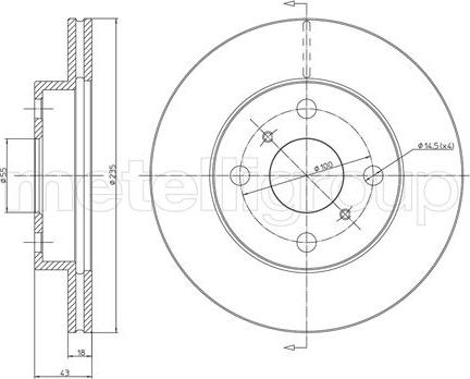 Fri.Tech. BD0458 - Disque de frein cwaw.fr