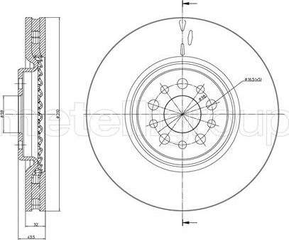 Fri.Tech. BD0404 - Disque de frein cwaw.fr