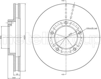 Fri.Tech. BD0414 - Disque de frein cwaw.fr