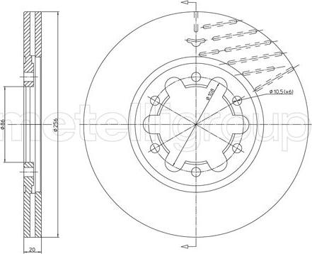 Fri.Tech. BD0434 - Disque de frein cwaw.fr