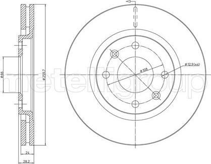 Fri.Tech. BD0474 - Disque de frein cwaw.fr