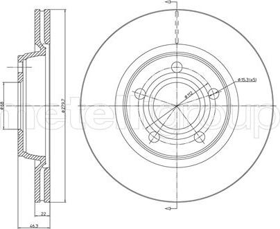 Fri.Tech. BD0472 - Disque de frein cwaw.fr