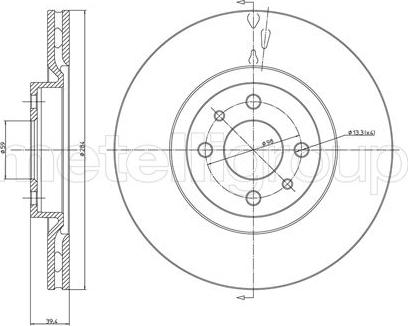 Fri.Tech. BD0546 - Disque de frein cwaw.fr