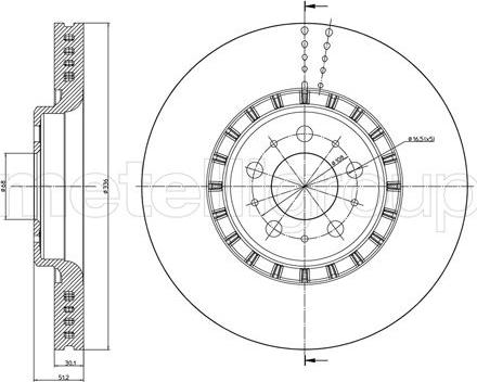 Fri.Tech. BD0551 - Disque de frein cwaw.fr