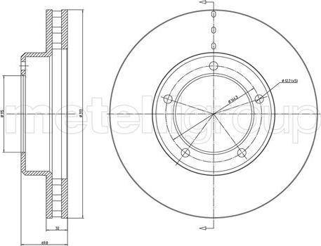 Fri.Tech. BD0519 - Disque de frein cwaw.fr