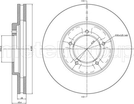 Fri.Tech. BD0518 - Disque de frein cwaw.fr