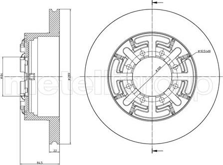 Fri.Tech. BD0589 - Disque de frein cwaw.fr