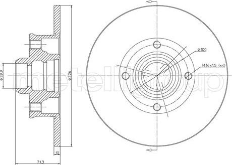 Fri.Tech. BD0575 - Disque de frein cwaw.fr