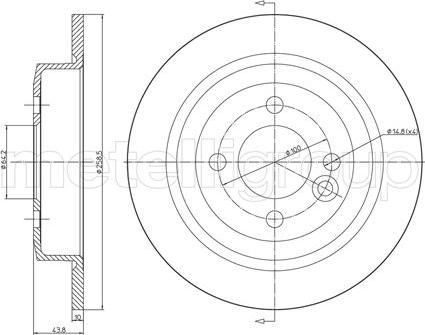 Fri.Tech. BD0697 - Disque de frein cwaw.fr