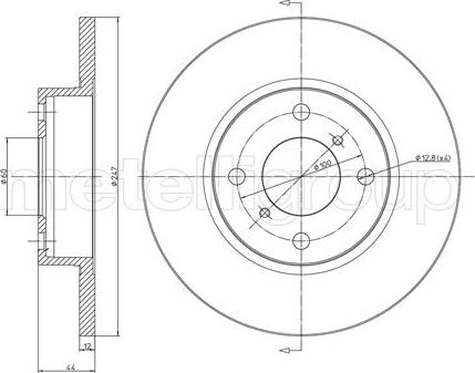 Fri.Tech. BD0659 - Disque de frein cwaw.fr