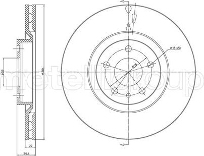 Fri.Tech. BD0684 - Disque de frein cwaw.fr