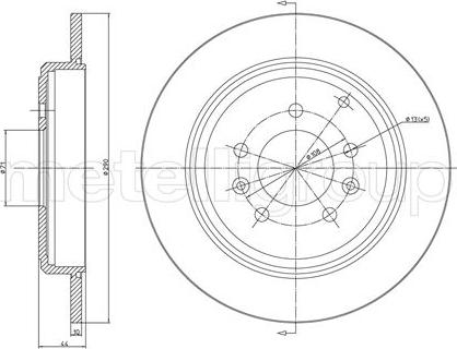 Fri.Tech. BD0639 - Disque de frein cwaw.fr