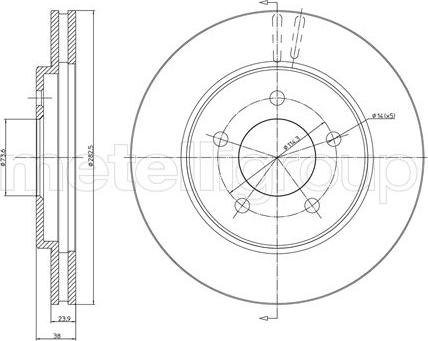 Fri.Tech. BD0629 - Disque de frein cwaw.fr