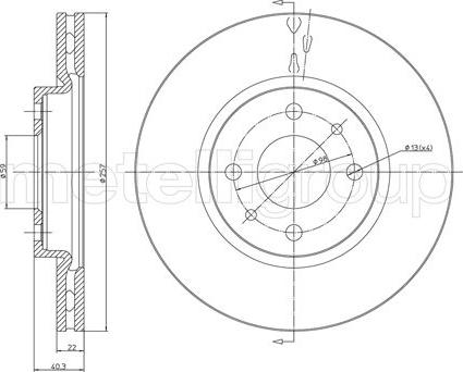 Fri.Tech. BD0679 - Disque de frein cwaw.fr