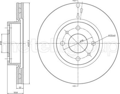 Fri.Tech. BD0673 - Disque de frein cwaw.fr