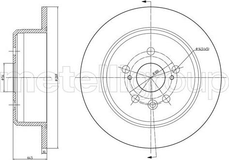 Fri.Tech. BD0091 - Disque de frein cwaw.fr