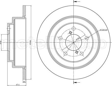 Fri.Tech. BD0098 - Disque de frein cwaw.fr