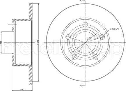 Fri.Tech. BD0060 - Disque de frein cwaw.fr