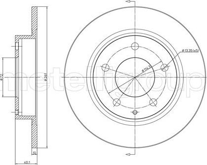 Fri.Tech. BD0063 - Disque de frein cwaw.fr