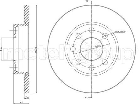 Fri.Tech. BD0009 - Disque de frein cwaw.fr