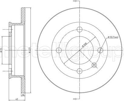 Fri.Tech. BD0005 - Disque de frein cwaw.fr