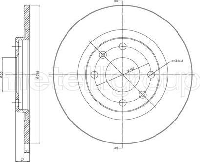 Fri.Tech. BD0001 - Disque de frein cwaw.fr