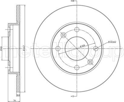 Fri.Tech. BD0002 - Disque de frein cwaw.fr