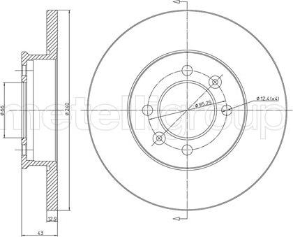 Fri.Tech. BD0016 - Disque de frein cwaw.fr