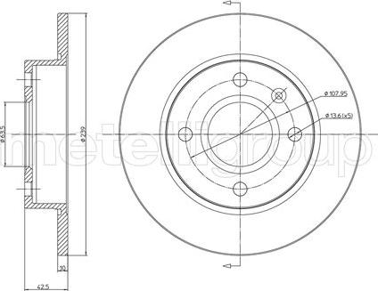 Fri.Tech. BD0011 - Disque de frein cwaw.fr