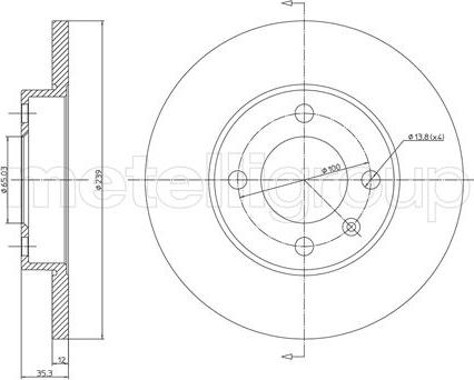 Fri.Tech. BD0012 - Disque de frein cwaw.fr