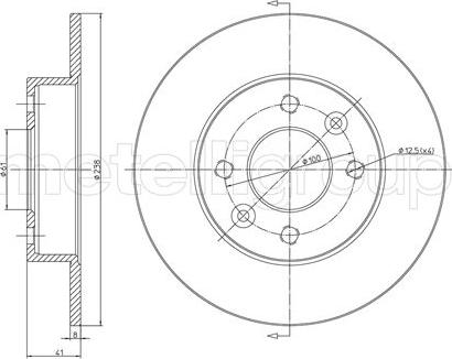 Fri.Tech. BD0030 - Disque de frein cwaw.fr