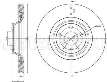 Fri.Tech. BD0071 - Disque de frein cwaw.fr