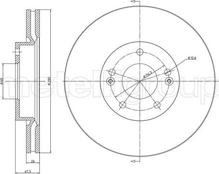 Fri.Tech. BD0156 - Disque de frein cwaw.fr