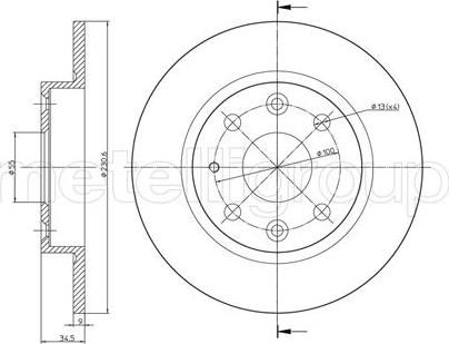 Fri.Tech. BD0106 - Disque de frein cwaw.fr