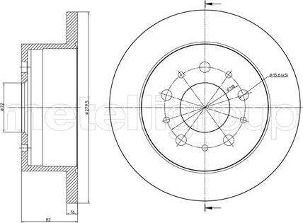 Fri.Tech. BD0114 - Disque de frein cwaw.fr