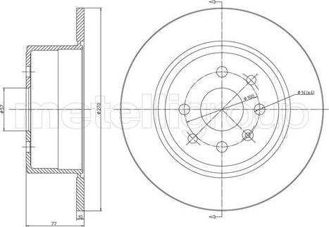 Fri.Tech. BD0184 - Disque de frein cwaw.fr