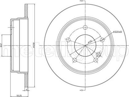 Fri.Tech. BD0132 - Disque de frein cwaw.fr