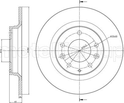 Fri.Tech. BD0859 - Disque de frein cwaw.fr