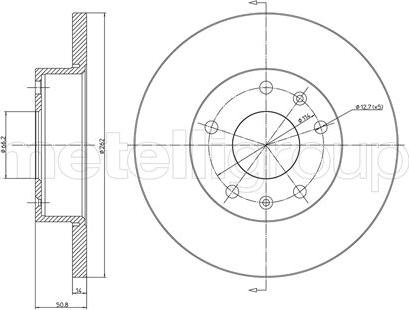 Fri.Tech. BD0856 - Disque de frein cwaw.fr